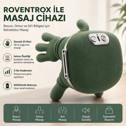 ROVENTROX Kablosuz Masaj Aleti Kırmızı Işık Terapili
